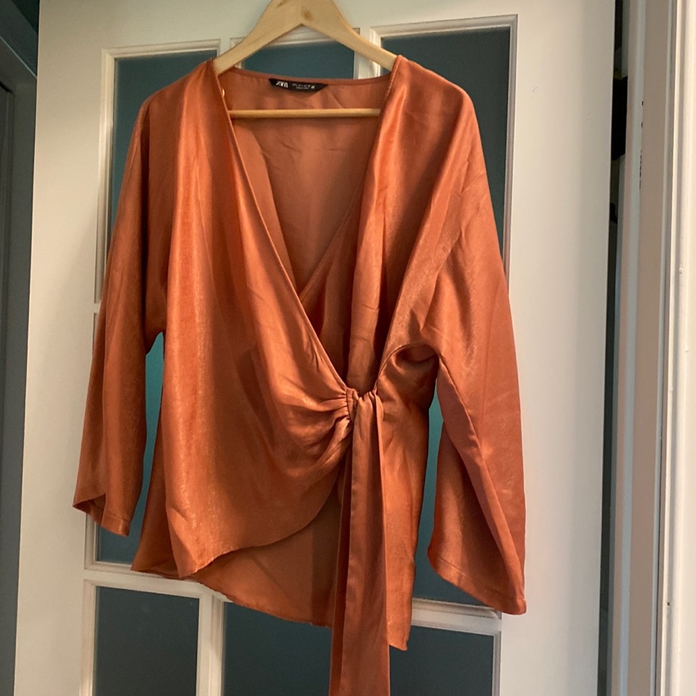 Zara gorgeous wrap top